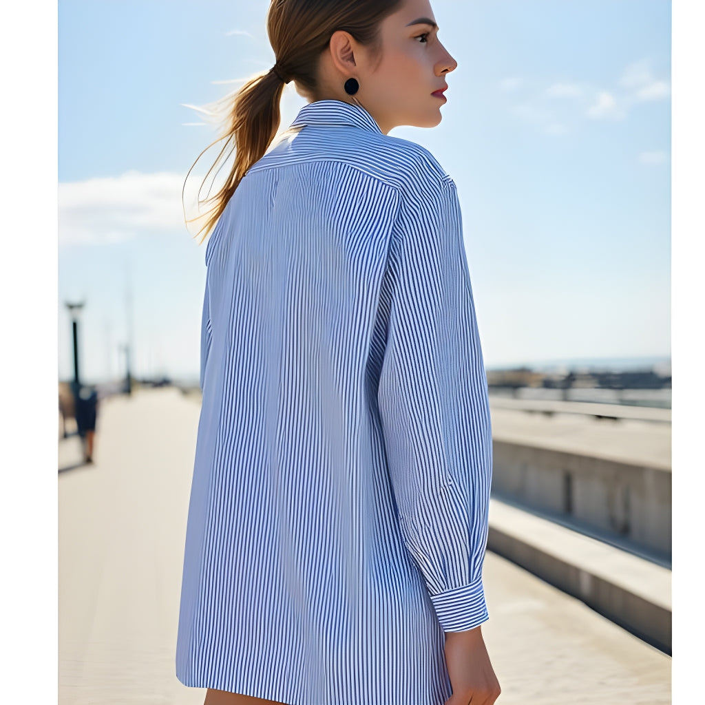 Isabel Marant Blue striped shirt (blouse)